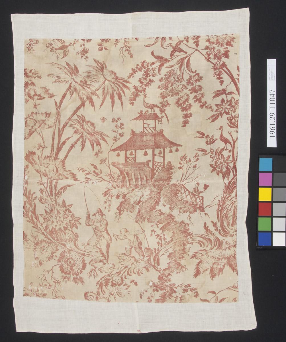 1961.0029 Textile, printed, view 1