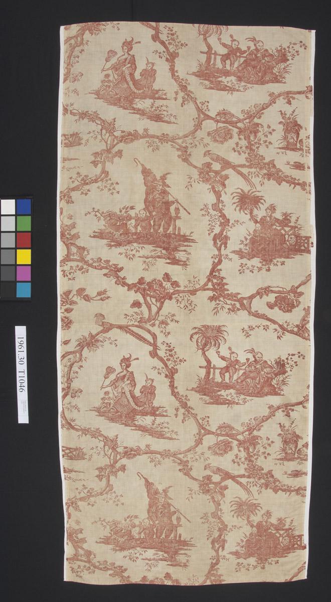 1961.0030 A Textile, printed, view 1