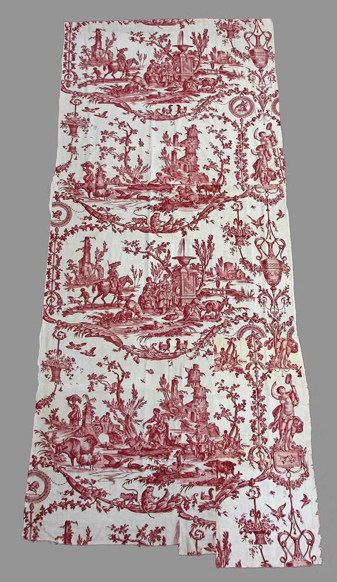 1961.0031.002 Textile, printed obverse