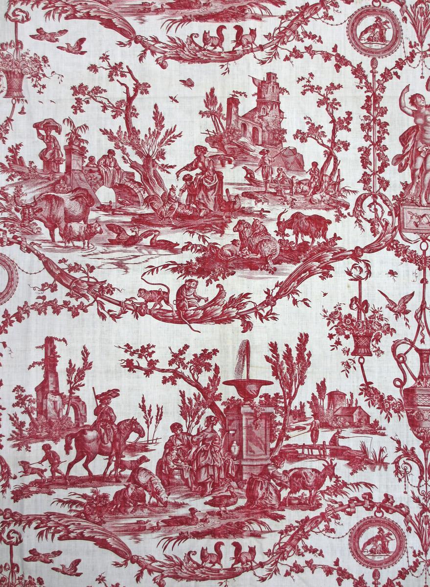 T116 Textile, printed, design repeat