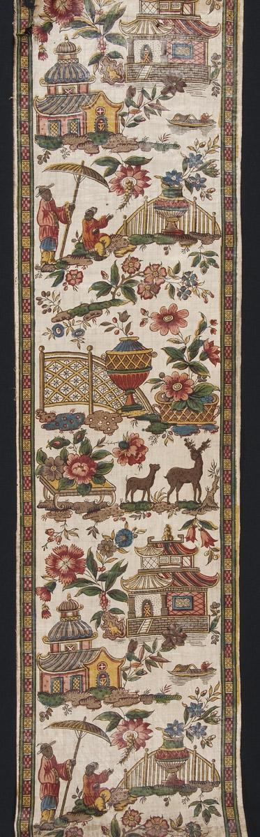 1961.0033 Textile, printed, detail, Book image C170