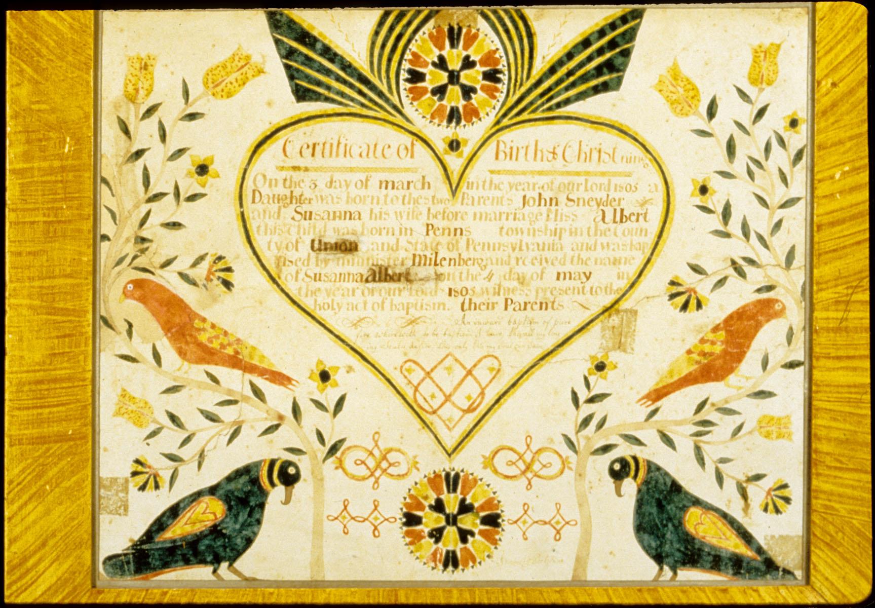 1961.0042 Fraktur