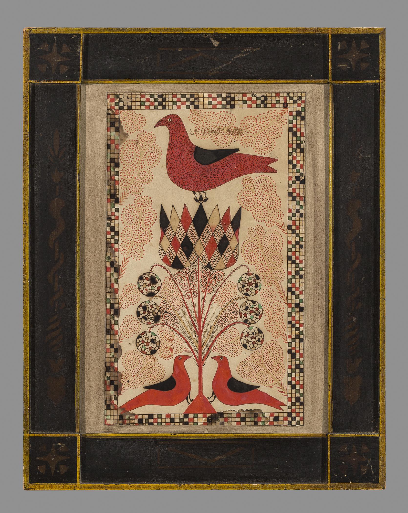 1961.0045.001 A Fraktur, B Frame, view 1