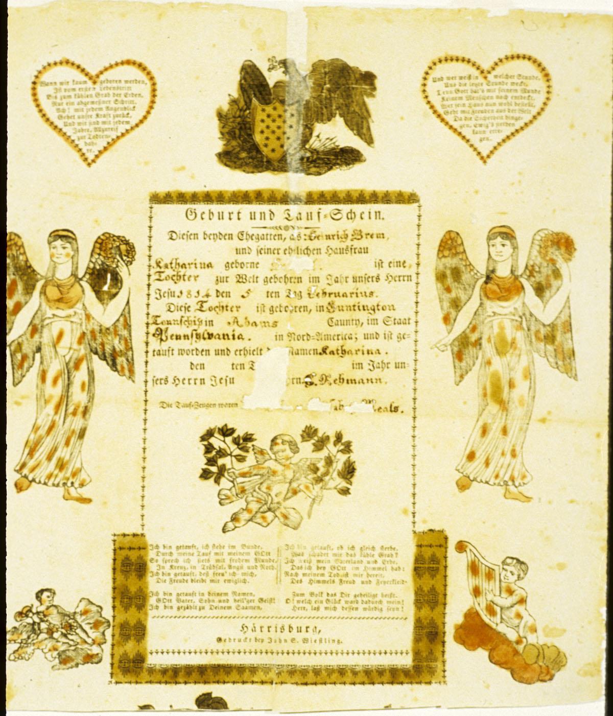 1961.0045.002 Fraktur, view 3
