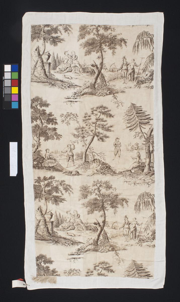 1961.0056 Textile, printed, view 1