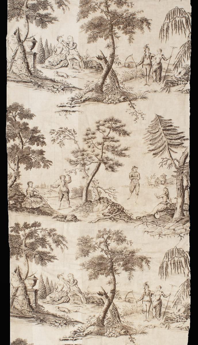 1961.0056 Textile, printed, detail, Book image C68