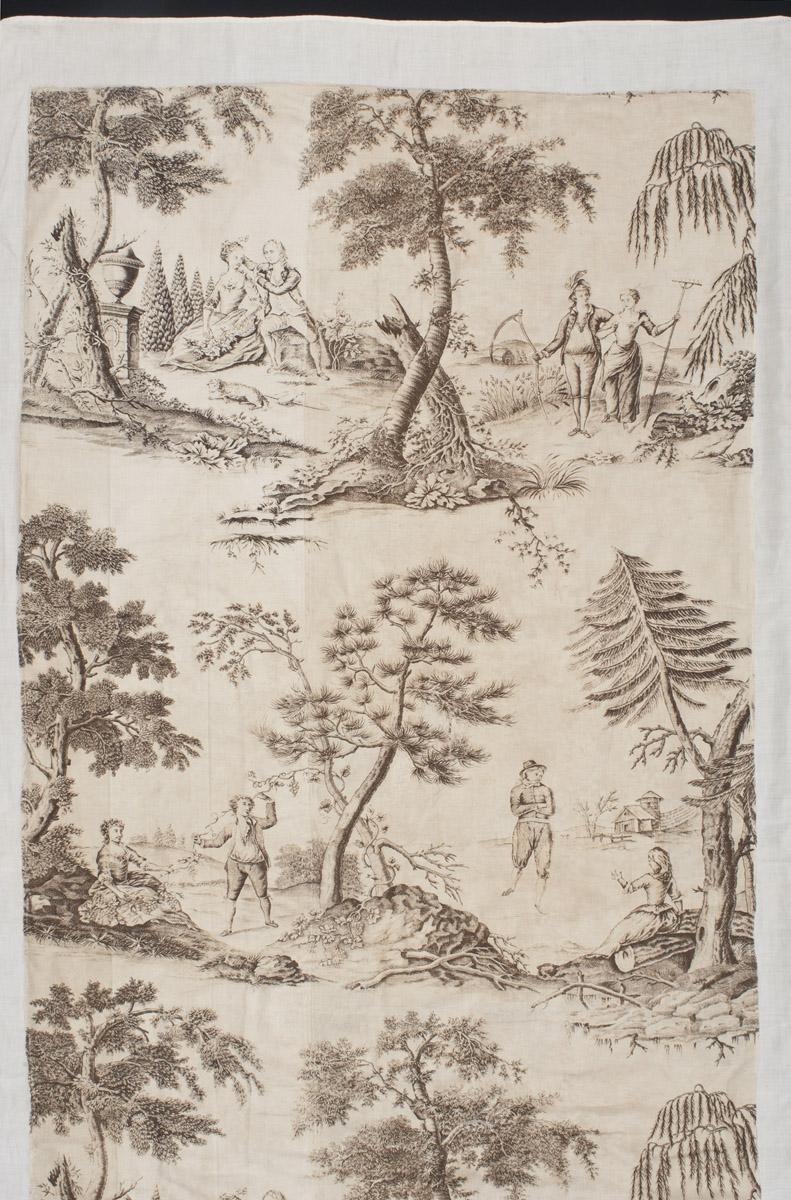 1961.0056 Textile, printed, detail 5