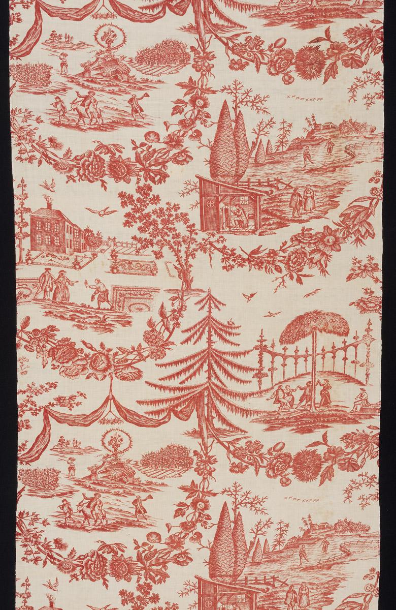 1961.0060 Textile, printed, detail, Book image C69