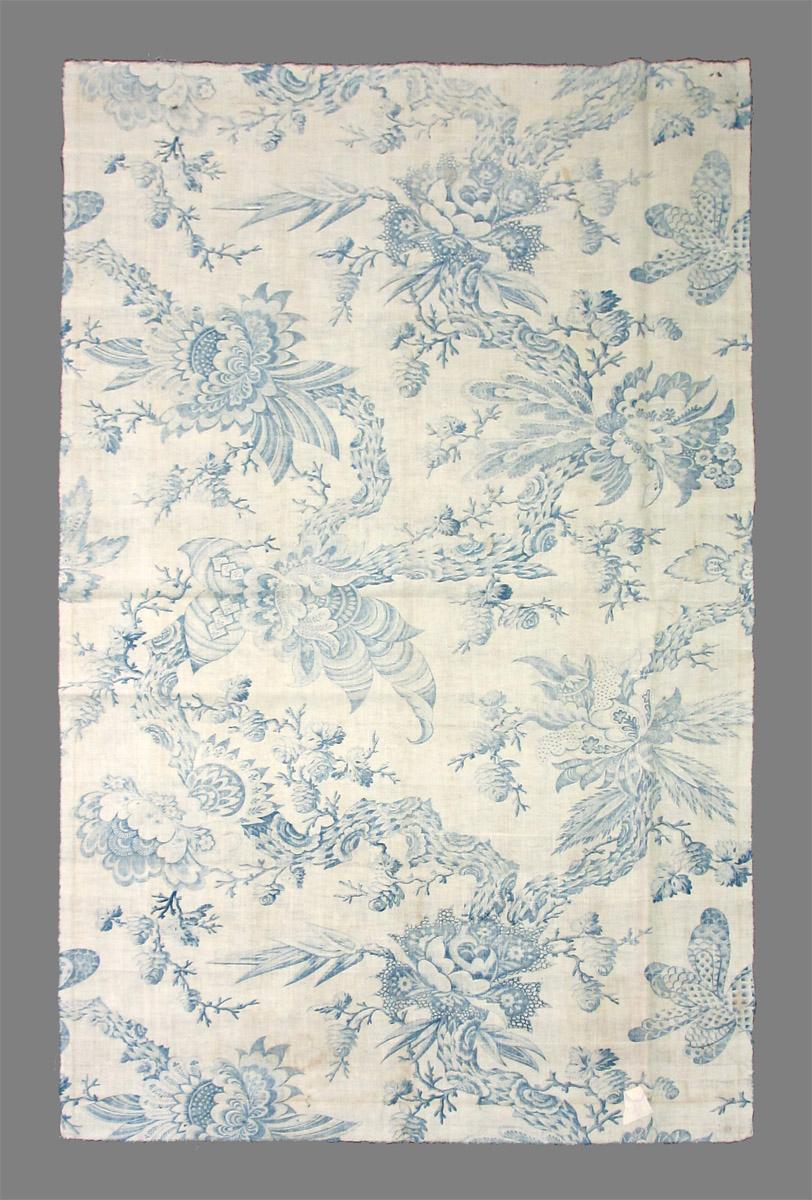 1961.0063 textile, printed reverse