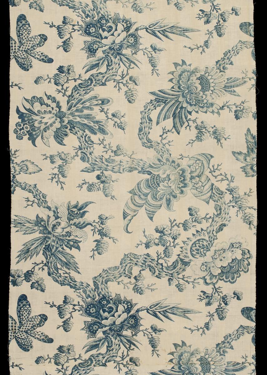 1961.0063 Textile, printed, detail 1