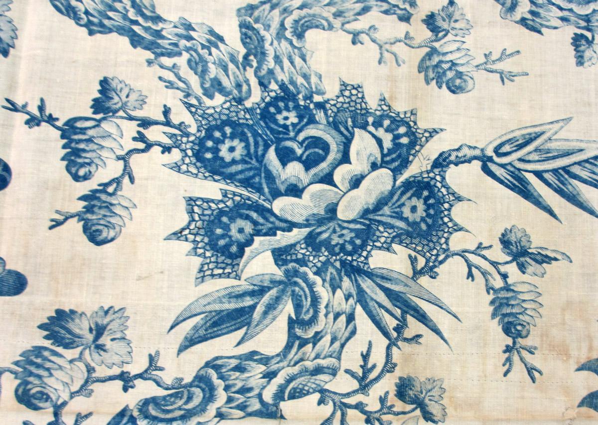 1961.0063 textile, printed detail 2