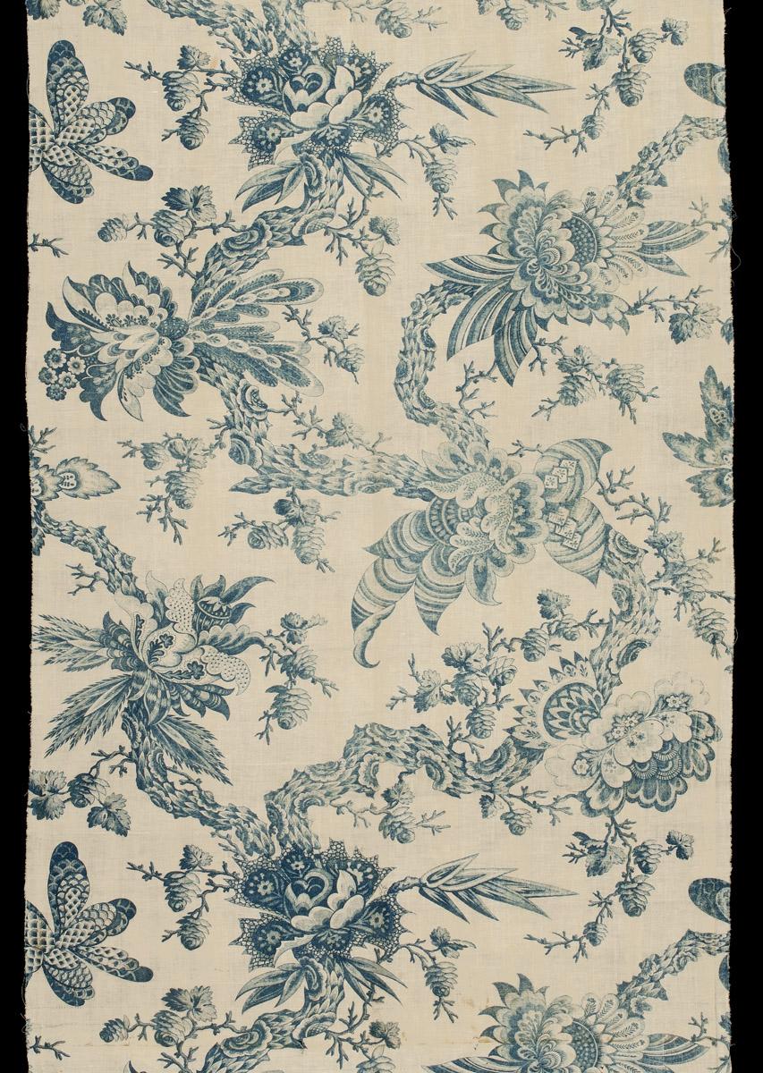 1961.0063 Textile, printed, detail, Book image C104