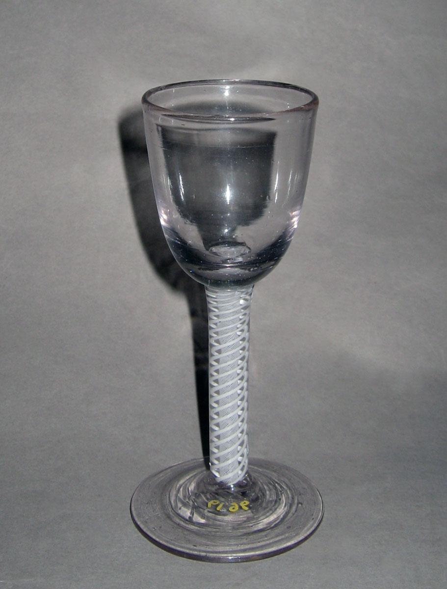 1961.0096 Colorless glass wine glass