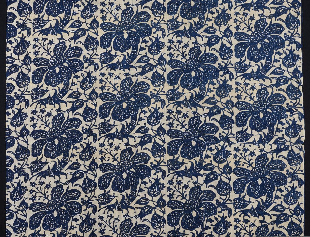 1961.0107.001 Textile, printed, detail 2