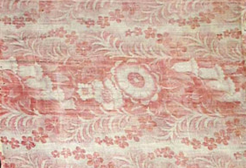 T1188 textile, printed design repeat