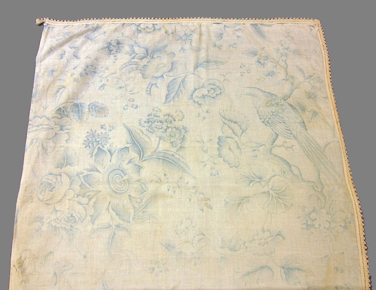 1961.0107.003 A Textile, printed partial design repeat