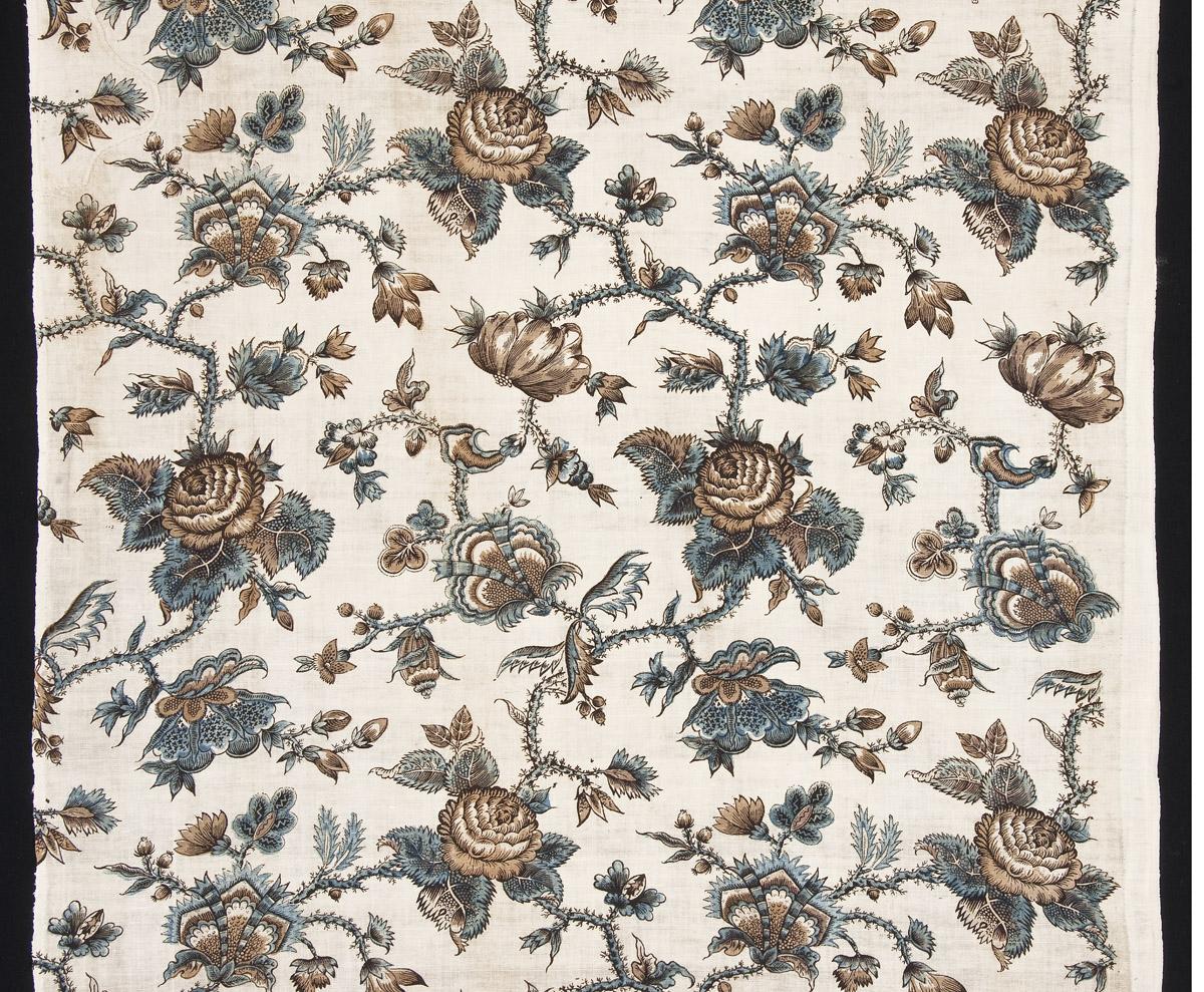1961.0107.004 A Textile, printed, detail, Book image C101