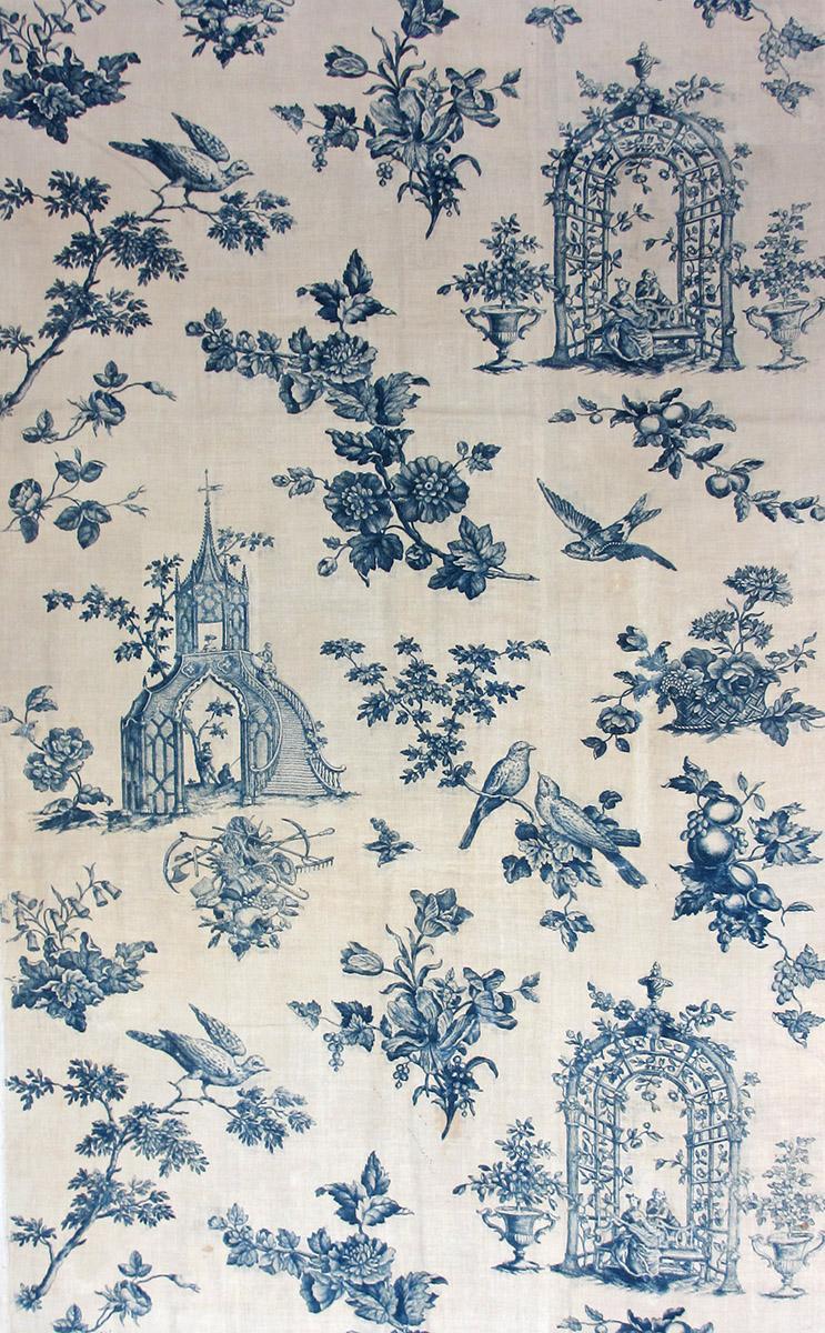 T2137 textile, printed design repeat