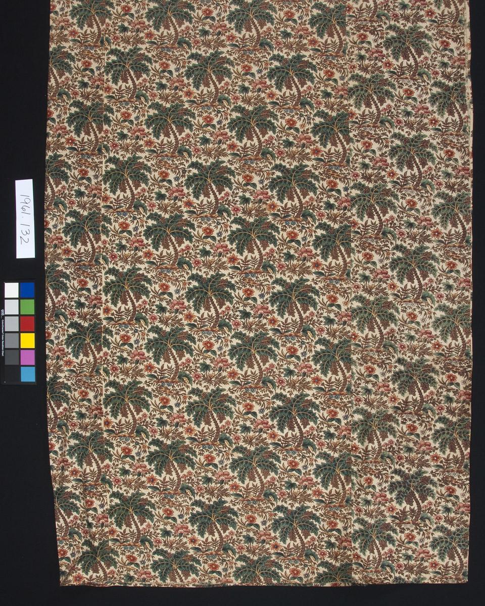 1961.0132 Textile, printed, detail 1