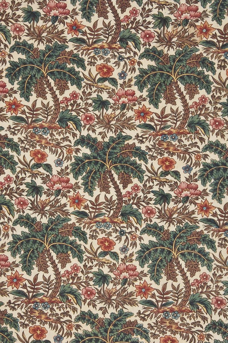 1961.0132 Textile, printed, detail 4