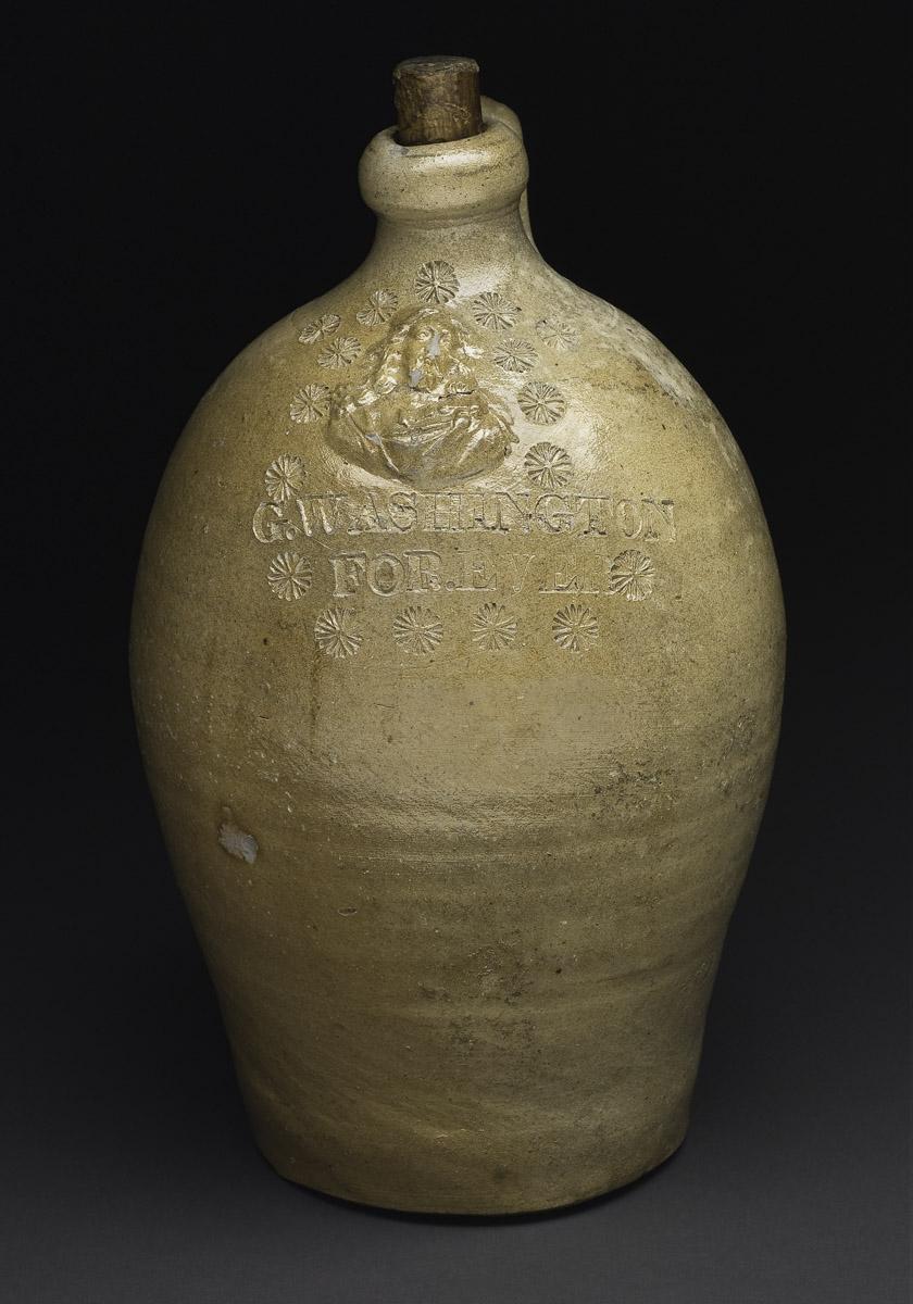1961.0162 Stoneware Jug (front)