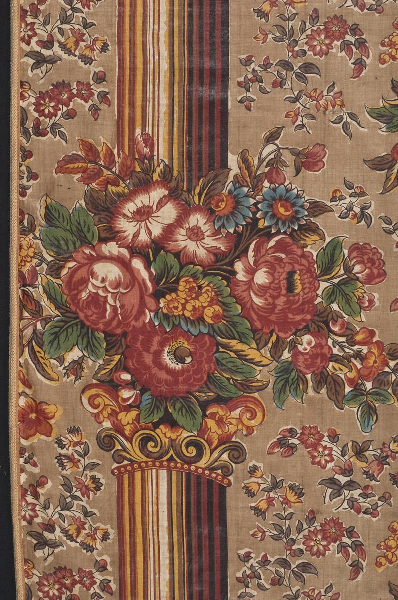 1961.0184 Textile, printed, detail 3