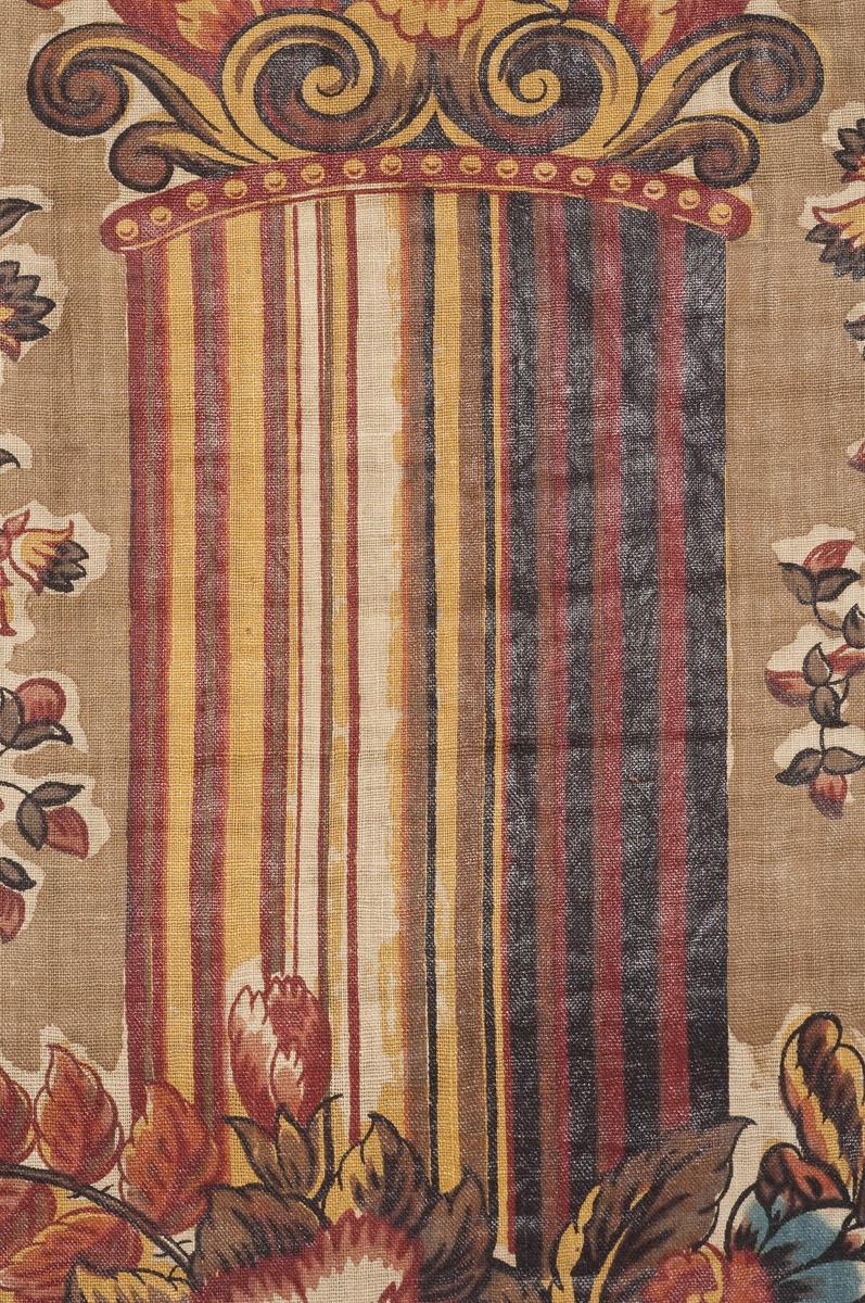 1961.0184 Textile, printed, detail 4