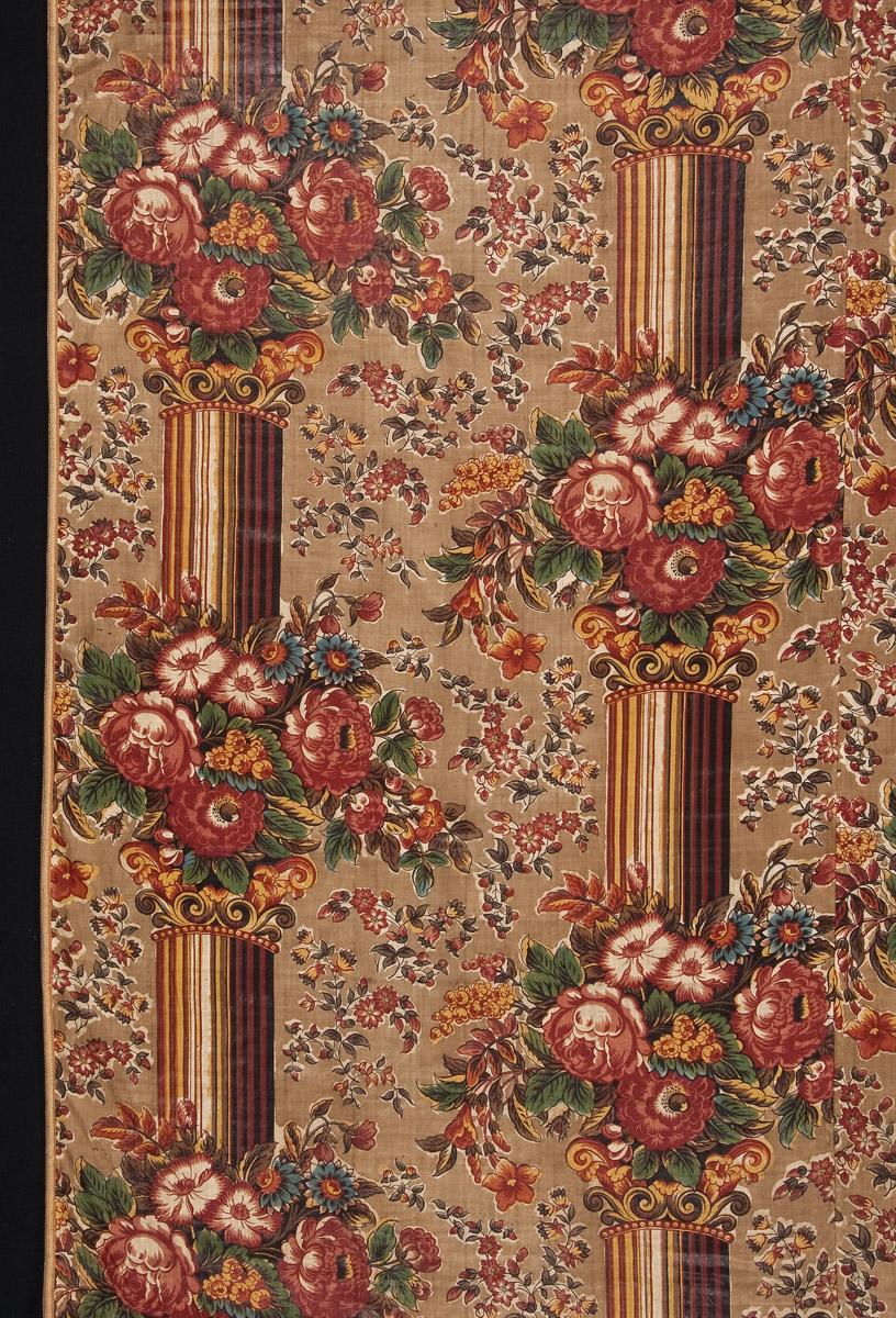 1961.0184 Textile, printed, detail, Book image C239