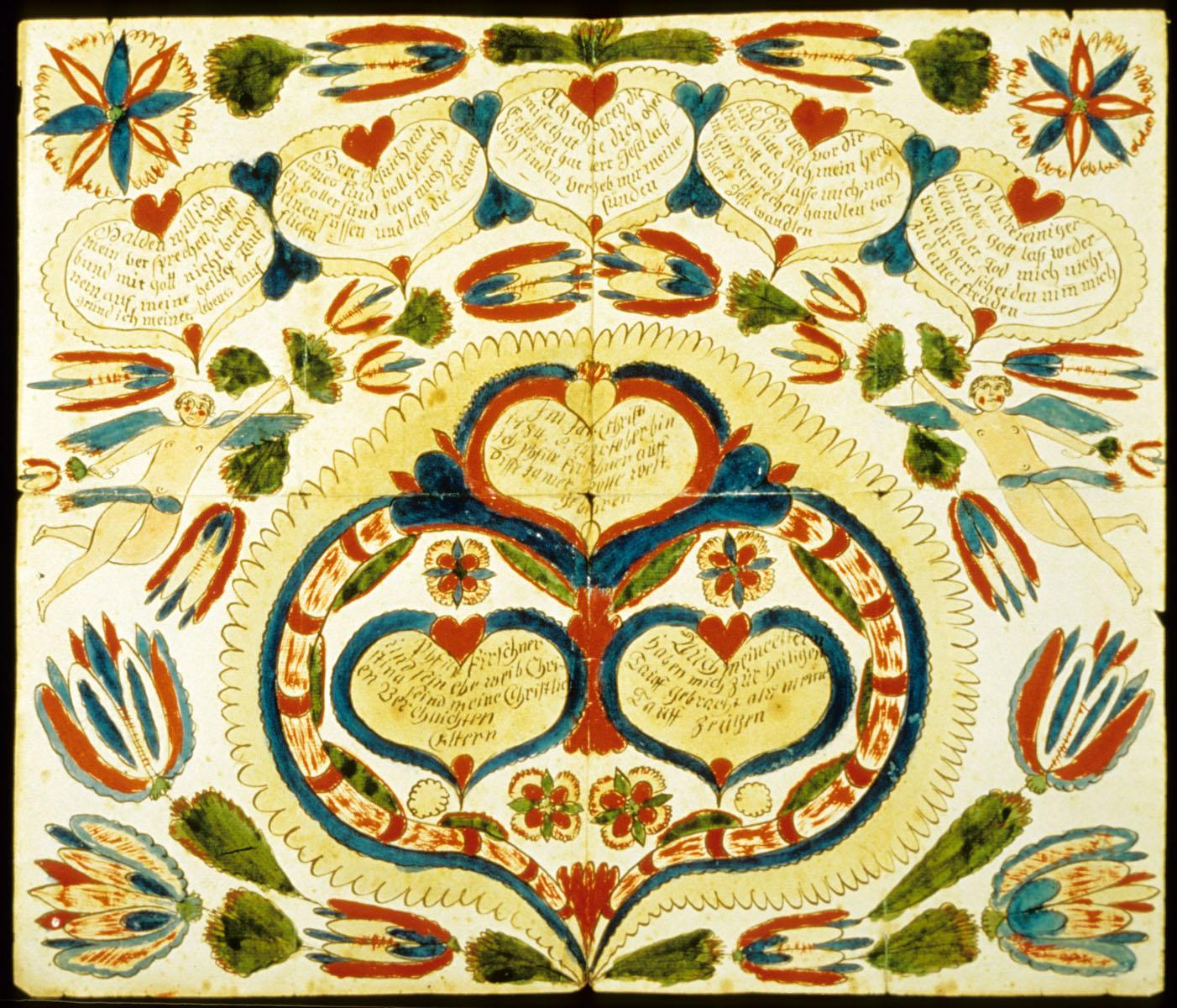 1961.0189 Fraktur, view 2