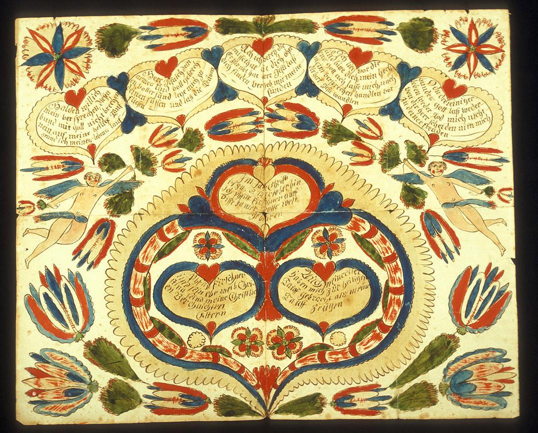 1961.0189 Fraktur, view 3