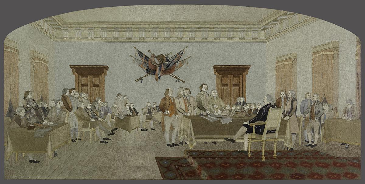 1961.0219 A Silkwork Picture