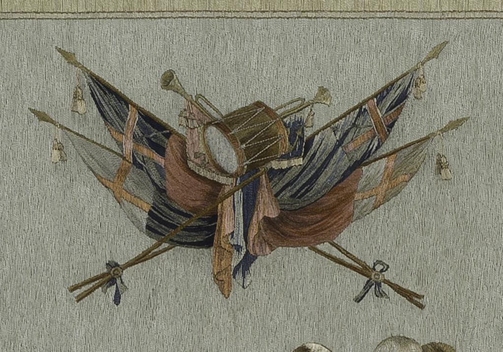 1961.0219 A Silkwork Picture, Detail 9