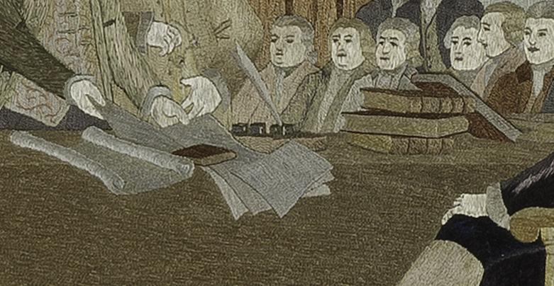 1961.0219 A Silkwork Picture, Detail 10