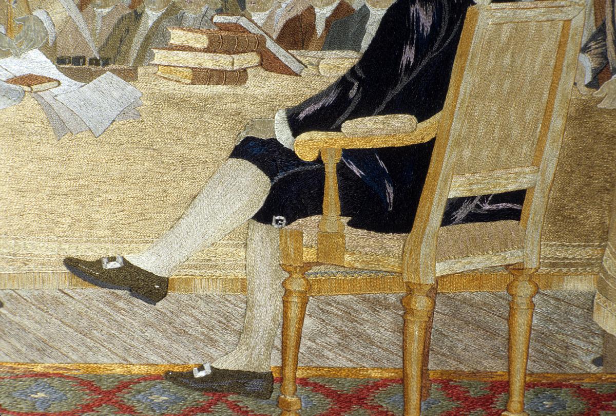 1961.0219 A Needlework Picture, Detail 2