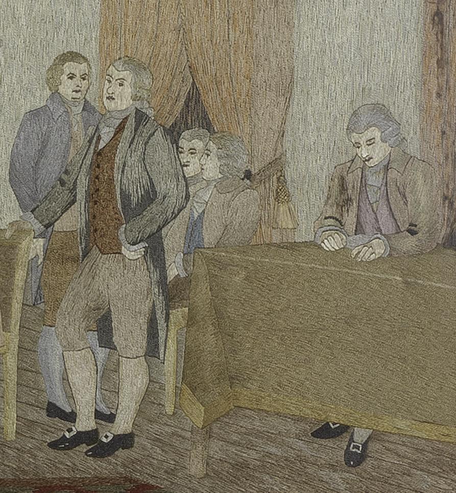 1961.0219 A Silkwork Picture, Detail 8