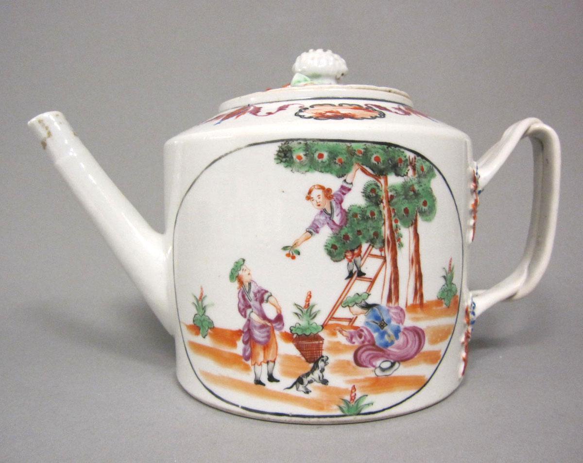 1961.0225 A,B Porcelain teapot