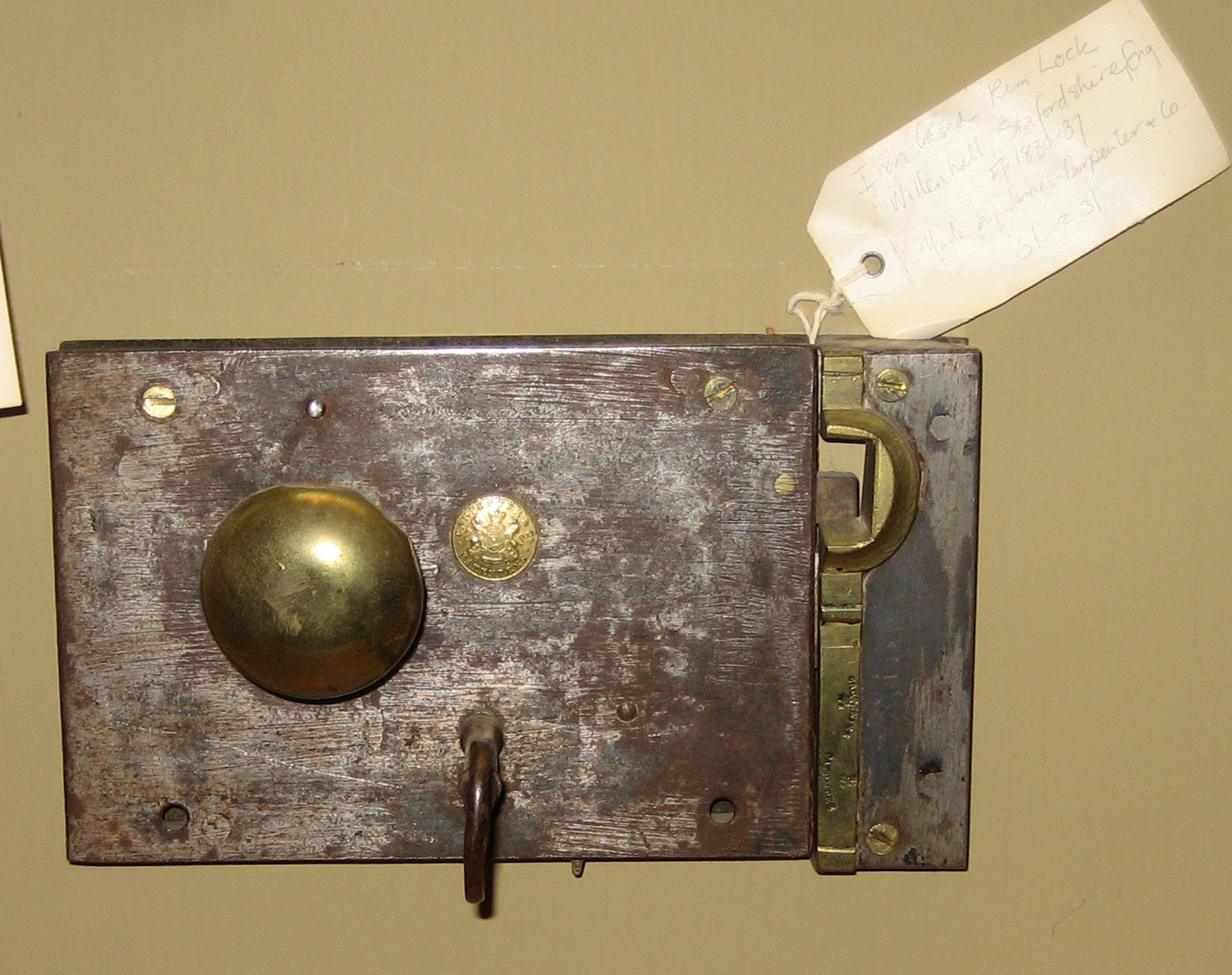 1961.0231 A-C Rim lock