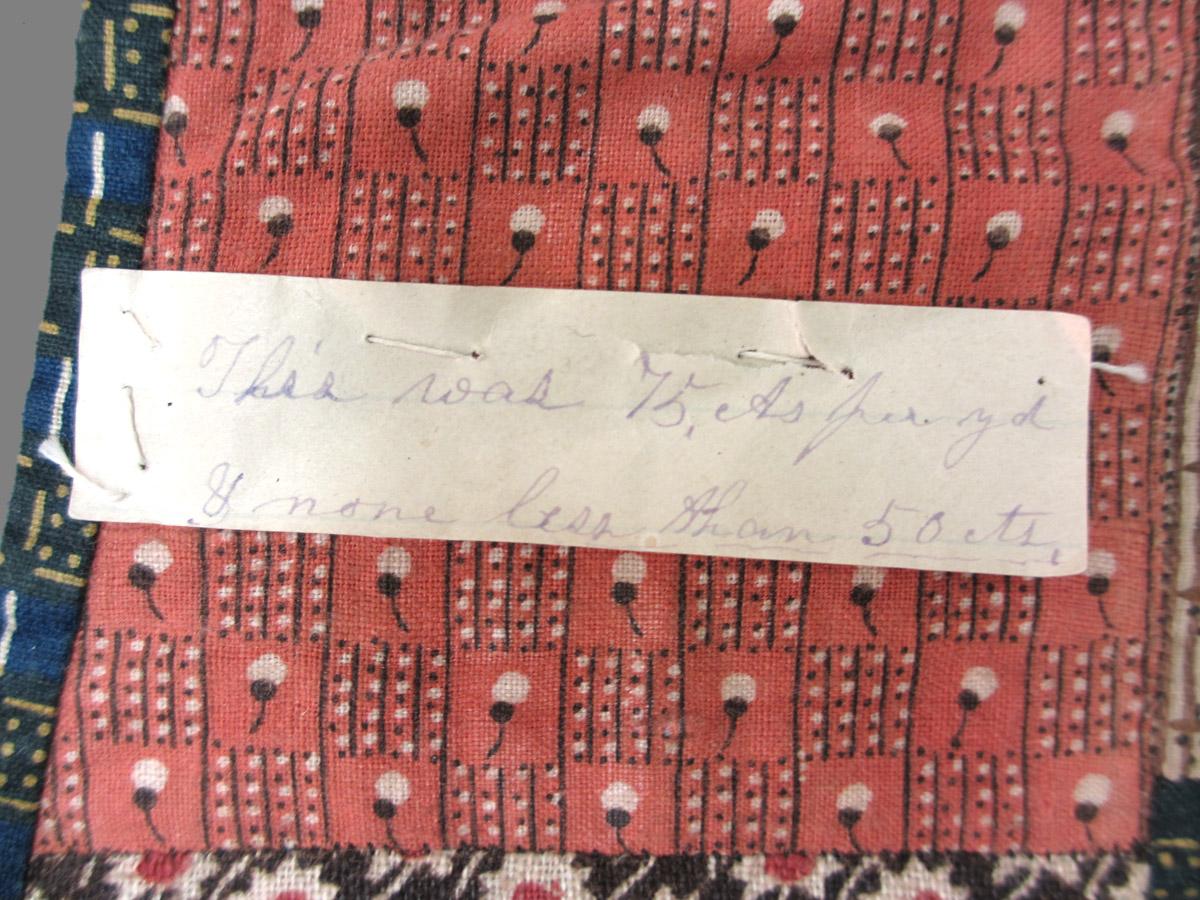1961.0235 textile, printed detail 2