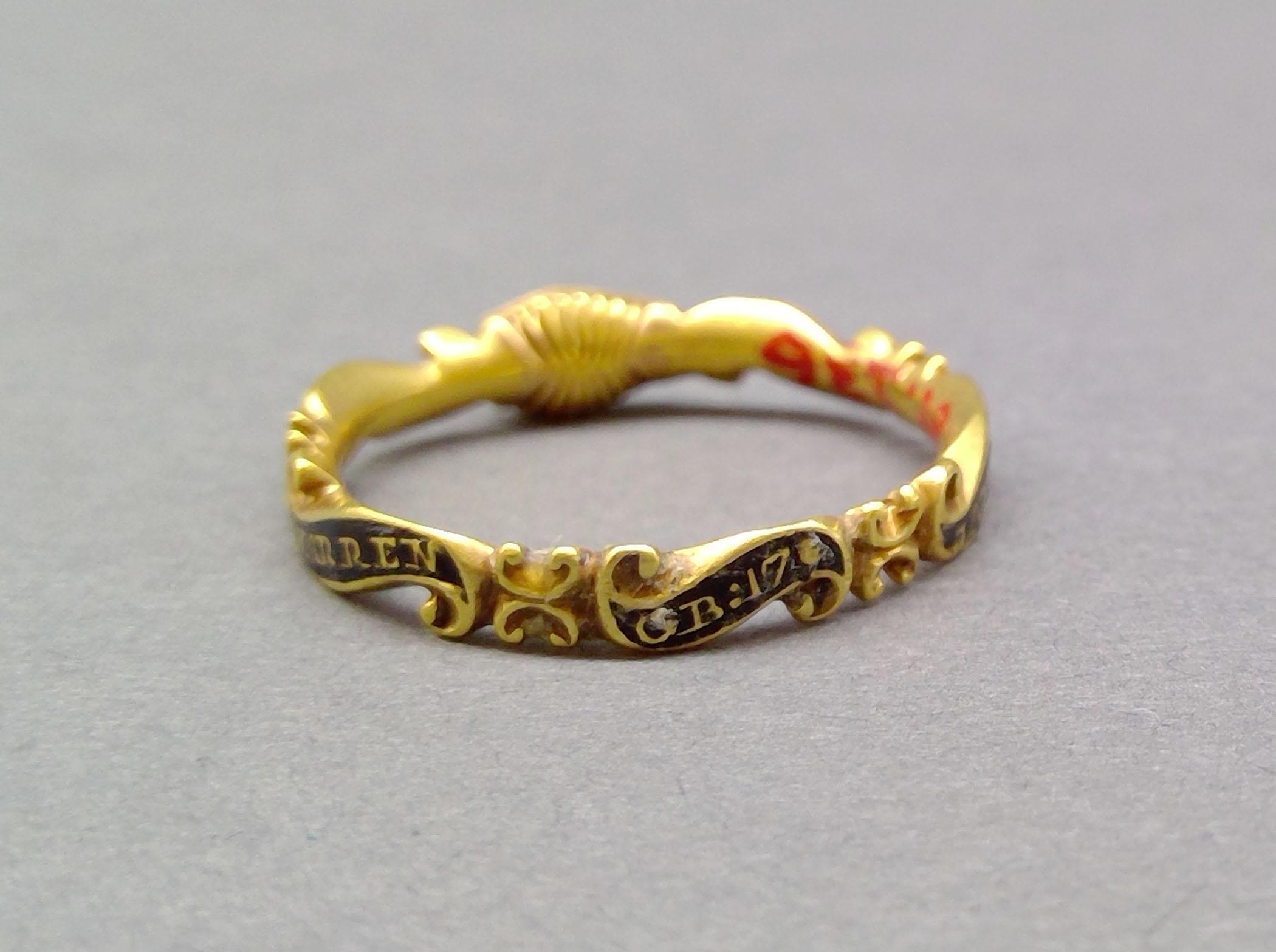 1961.0236 Ring (finger), Mourning ring, view 7
