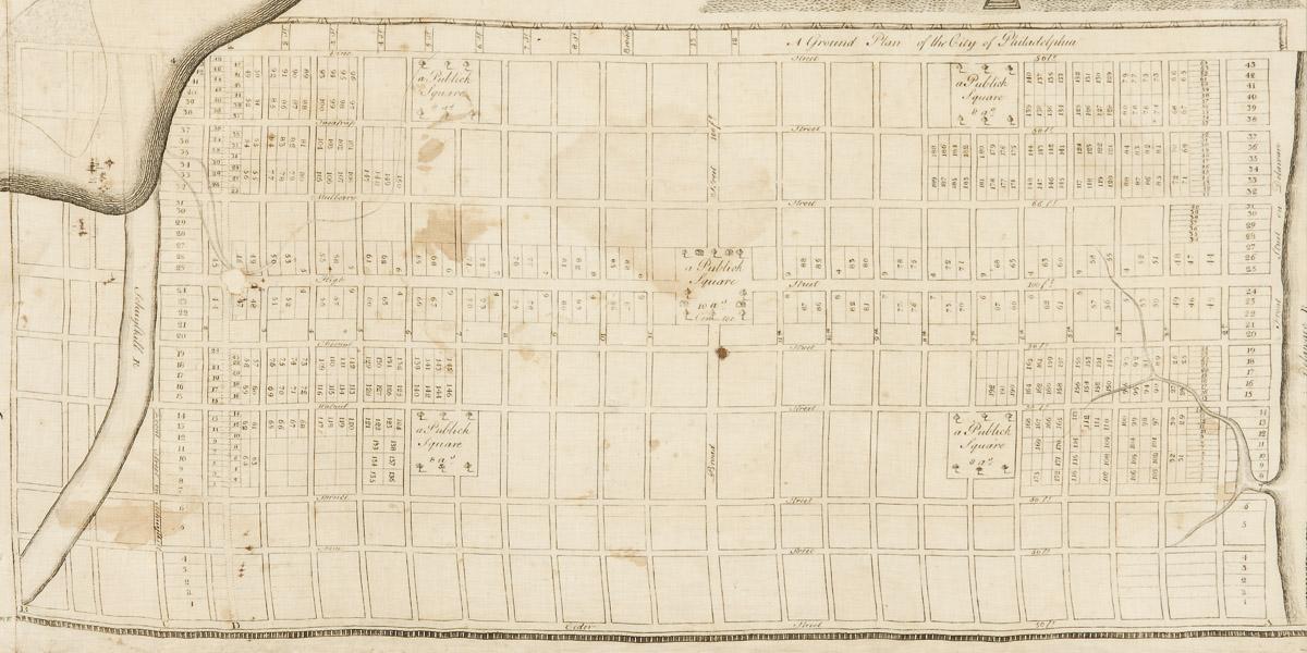 1961.0238 Textile, printed, Map, detail 1