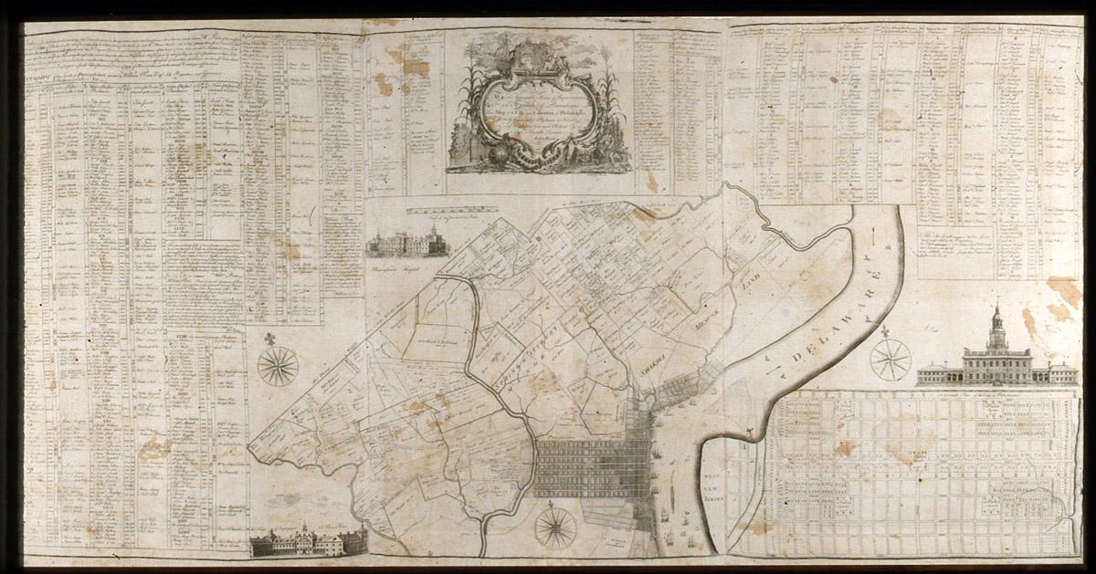 1961.0238 Textile, printed, Map, view 2