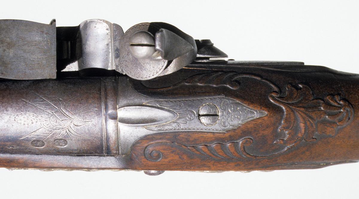 1961.0249 Gun, Top Detail