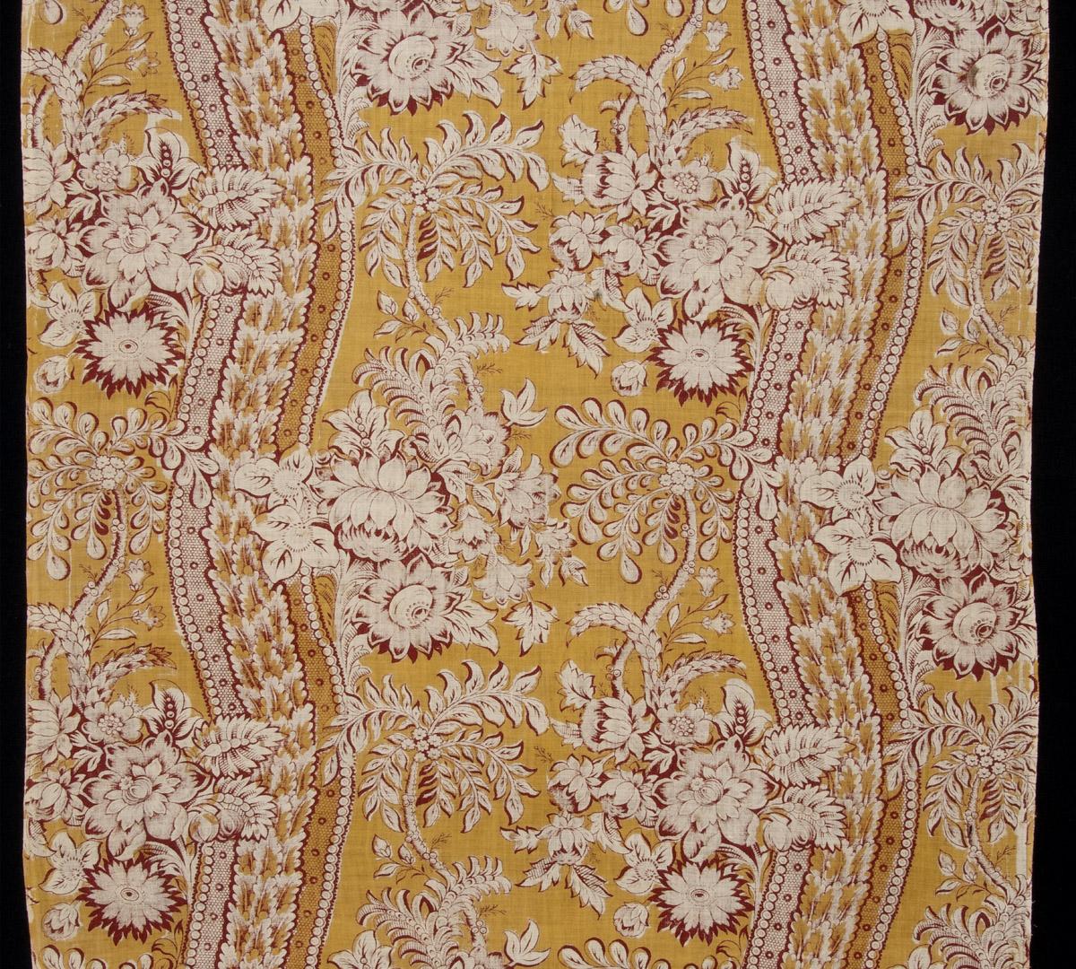 1961.0280 Textile, printed, reverse, detail, Book image C226