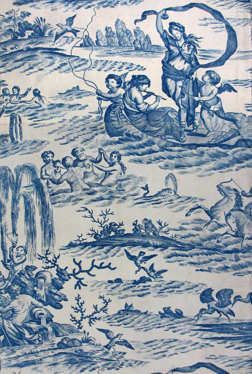 T140 Textile, printed, partial design repeat