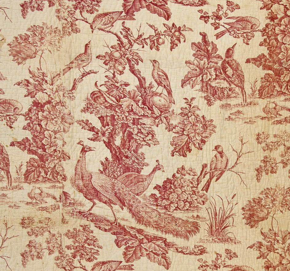 T1105 textile, printed design repeat