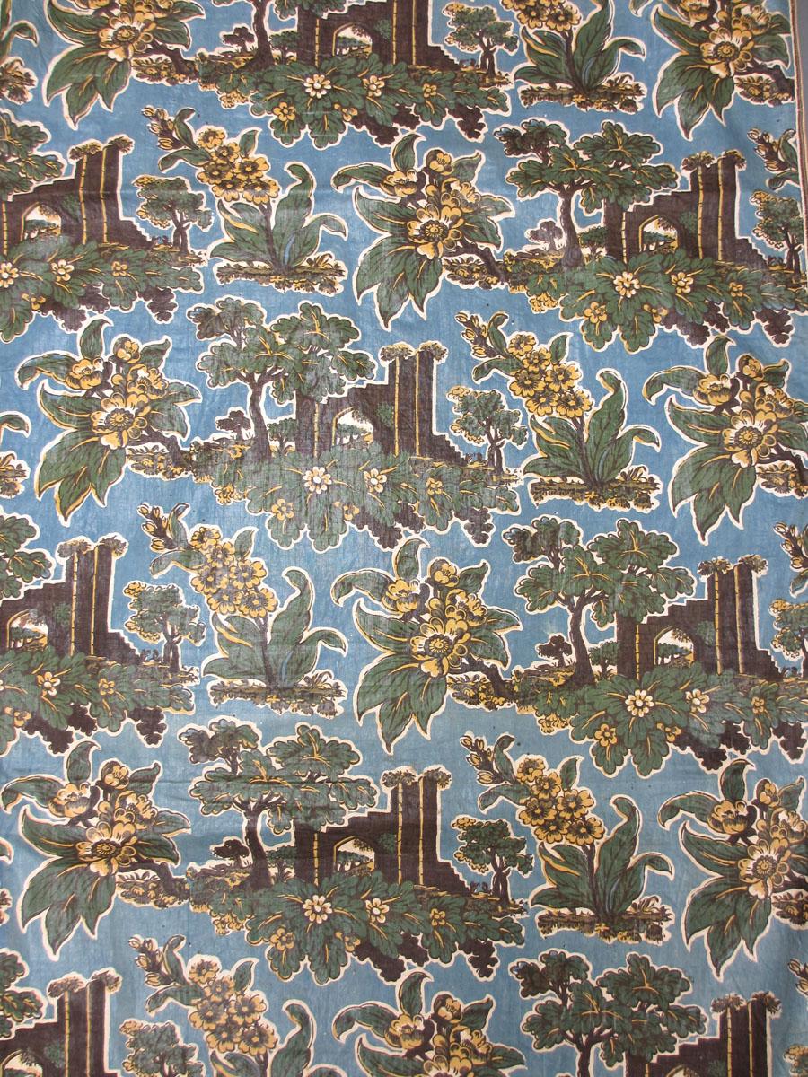 T413 textile, printed design repeat