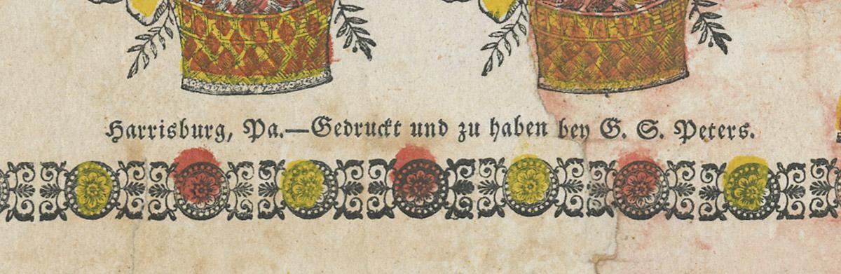 1961.0306 Fraktur, detail 2