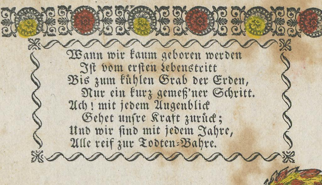 1961.0306 Fraktur, detail 3