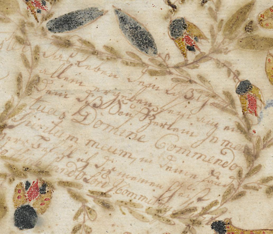 1961.0307 A Fraktur, Detail 18