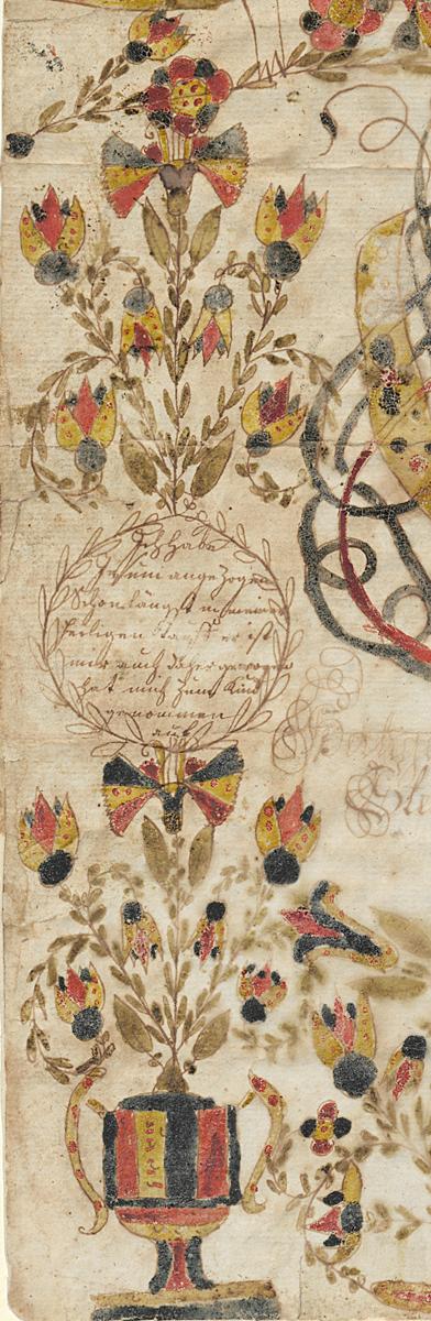 1961.0307 A Fraktur, Detail 4